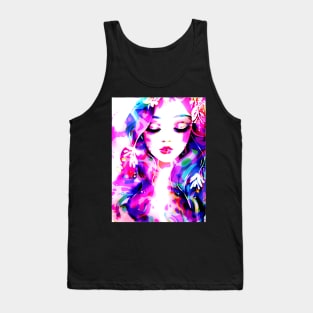 Graphic Pop Art Female Tank Top